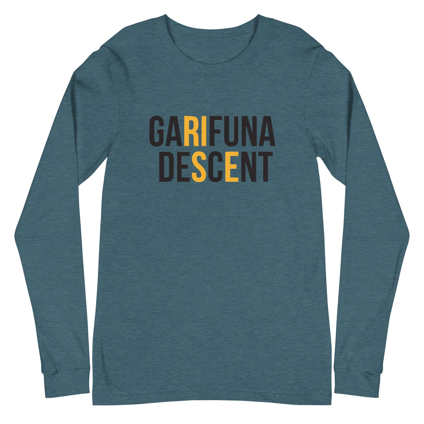 Garifuna Descent Rise Multi Color Options Unisex Long Sleeve Tee