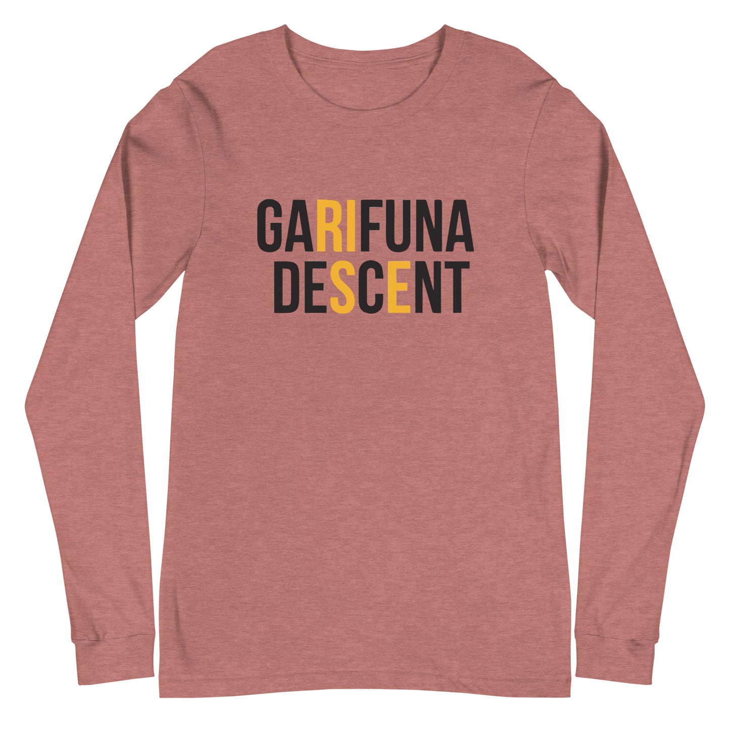 Garifuna Descent Rise Multi Color Options Unisex Long Sleeve Tee