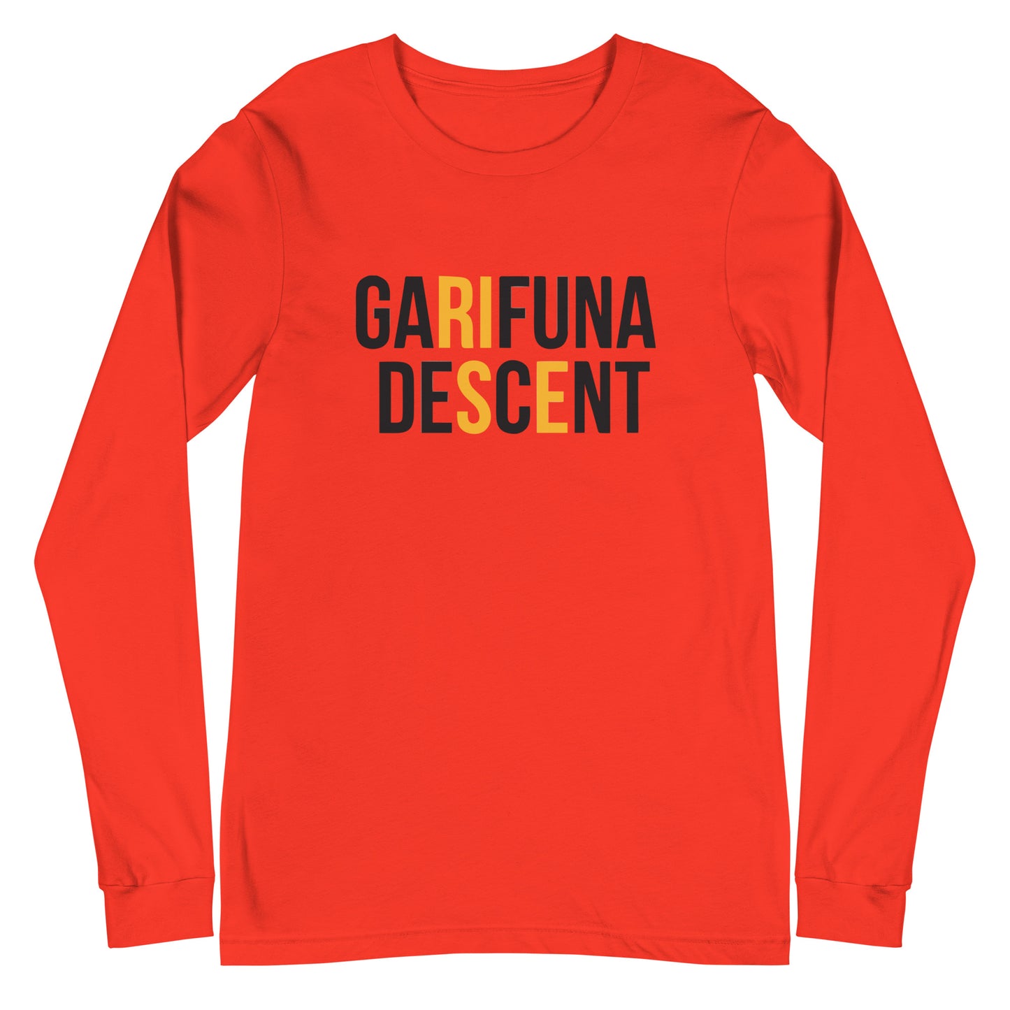 Garifuna Descent Rise Multi Color Options Unisex Long Sleeve Tee