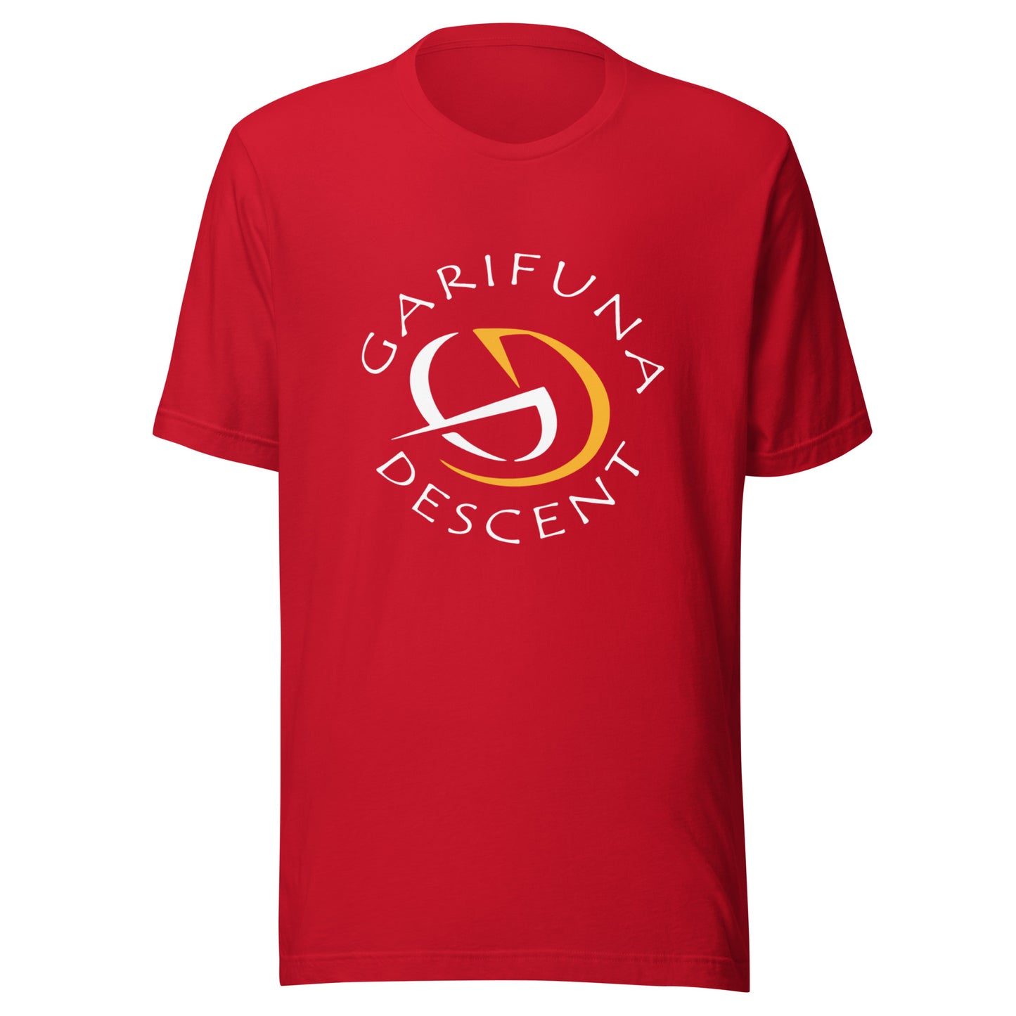 Garifuna Descent Multi Color Options Unisex t-shirt White Logo