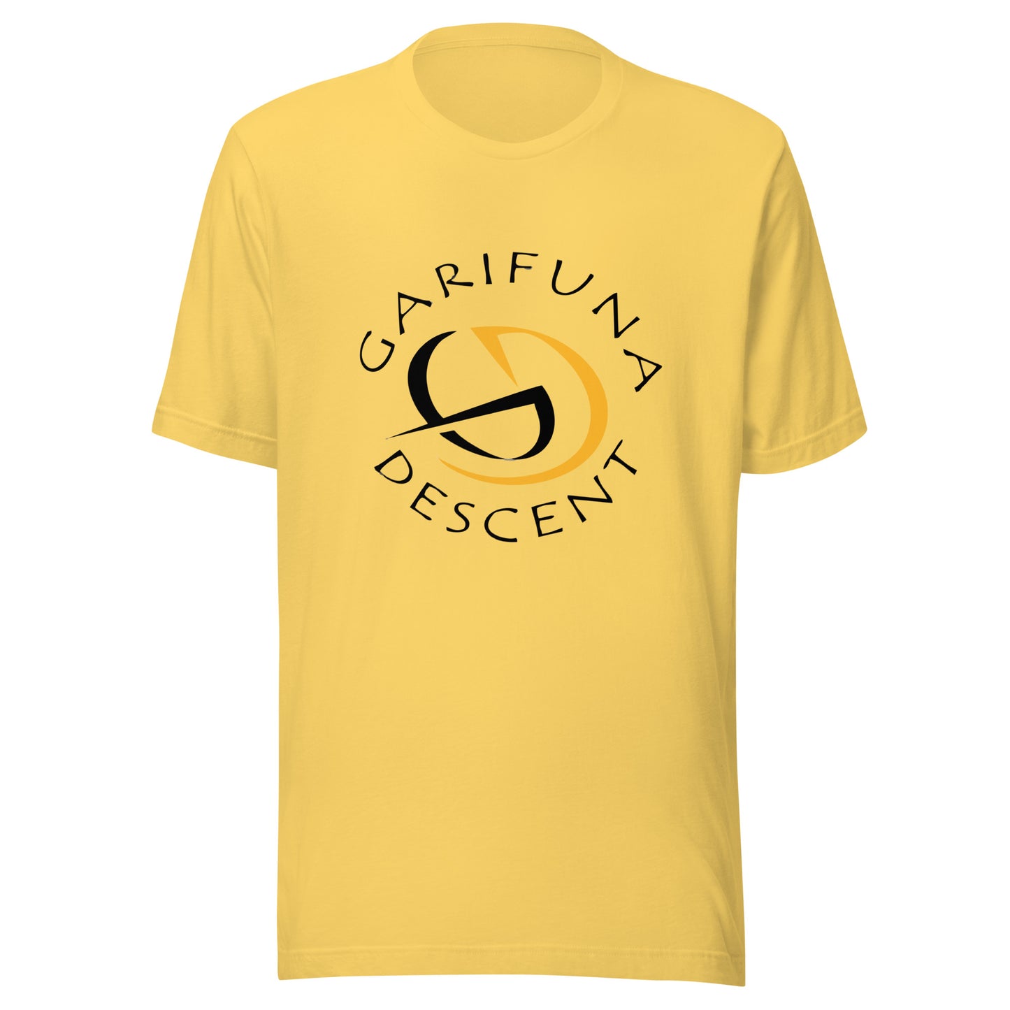 Garifuna Descent Multi Color Options Unisex t-shirt Black Logo